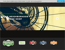 Tablet Screenshot of greenhavenbikeshop.com